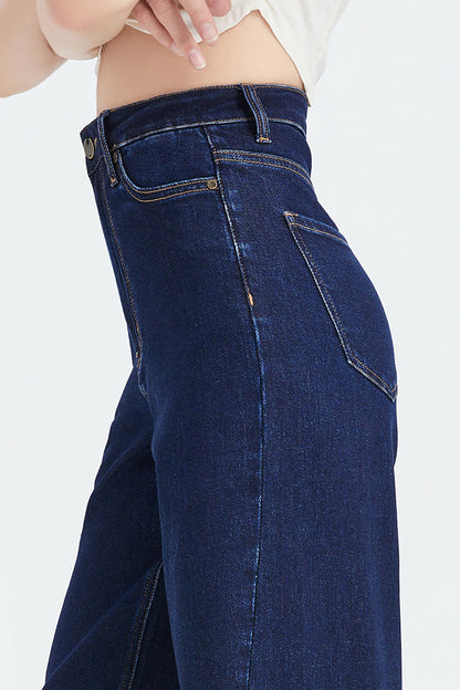 Bayeas High Quality HIGH RISE WIDE LEG JEANS - BYW8052