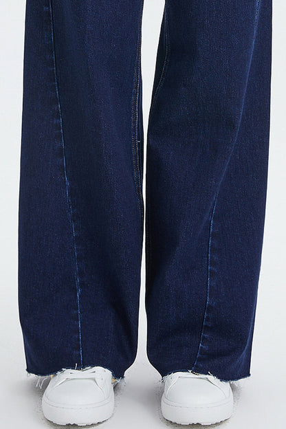 Bayeas High Quality HIGH RISE WIDE LEG JEANS - BYW8052