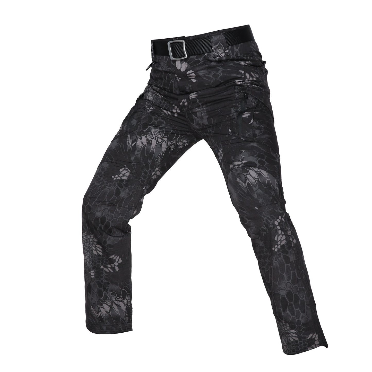 Men's Slim Fit Tactical Pants Multiple Pockets Cargo Pant (6 Colors)
