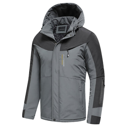 Men's Outdoor Vintage Thick Waterproof Hooded Jacket (10 Colors / Styles)
