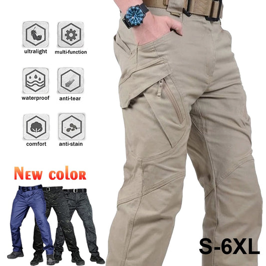 Men's City Tactical WaterResistant/Breathable Multi Pocket Cargo Pants - Collection 2 (6 Colors)