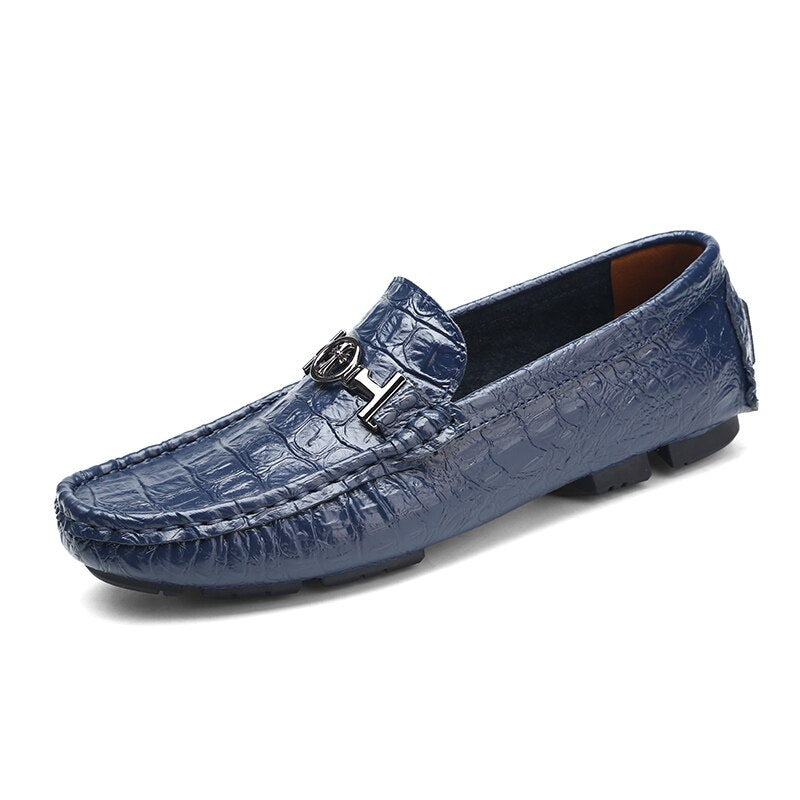 Men's High Quality Genuine Split Leather Soft Moccasins Loafers (5 Colors)