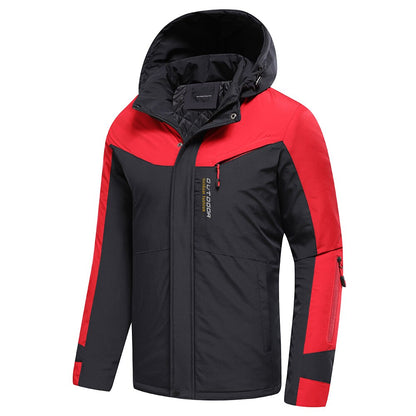 Men's Outdoor Vintage Thick Waterproof Hooded Jacket (10 Colors / Styles)
