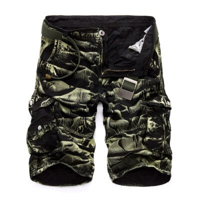 Men's Camouflage Casual Loose Cargo Shorts (5 Colors)