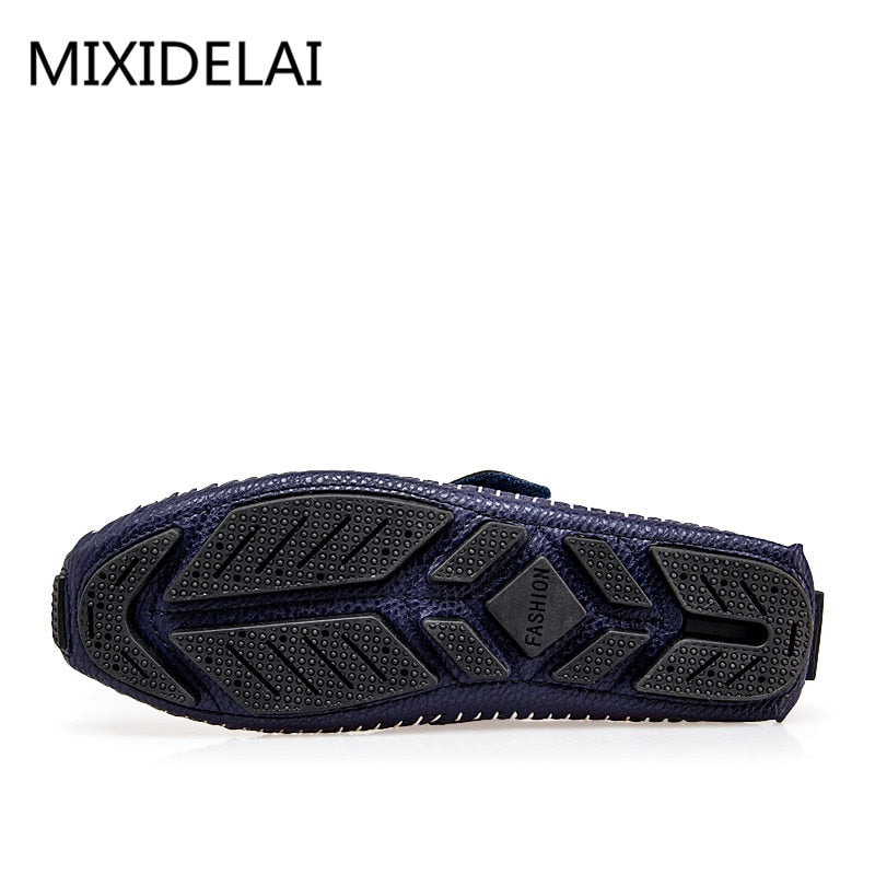 Men's Fashion Breathable Microfiber Hook & Loop Walking/Driving Moccasins (6 Colors)