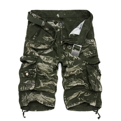 Men's Camouflage Casual Loose Cargo Shorts (5 Colors)