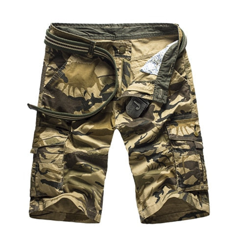 Men's Camouflage Casual Loose Cargo Shorts (5 Colors)