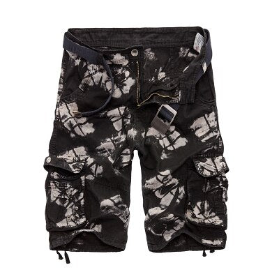 Men's Camouflage Casual Loose Cargo Shorts (5 Colors)