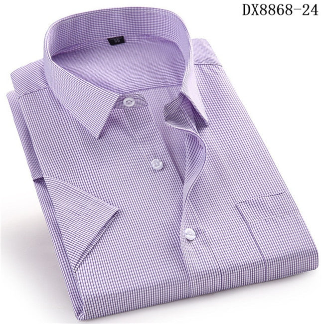 Men's Business/Casual Short Sleeved Shirt (9 Colors)