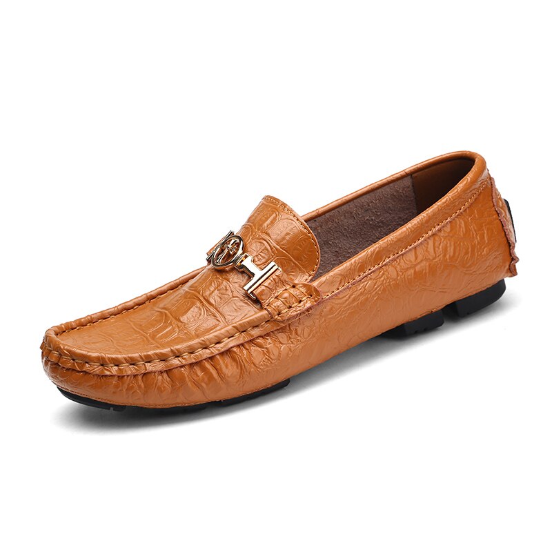 Men's High Quality Genuine Split Leather Soft Moccasins Loafers (5 Colors)