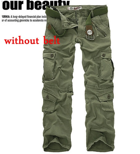 Men's Broadcloth Cotton Cargo Pant (6 Colors)