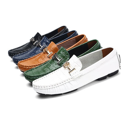 Men's High Quality Genuine Split Leather Soft Moccasins Loafers (5 Colors)