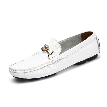 Men's High Quality Genuine Split Leather Soft Moccasins Loafers (5 Colors)