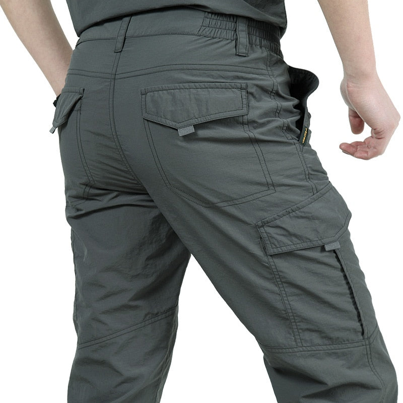 Men's Lightweight Breathable Waterproof&Quick Dry Tactical Cargo Pants (4 Colors)