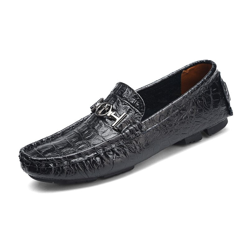 Men's High Quality Genuine Split Leather Soft Moccasins Loafers (5 Colors)