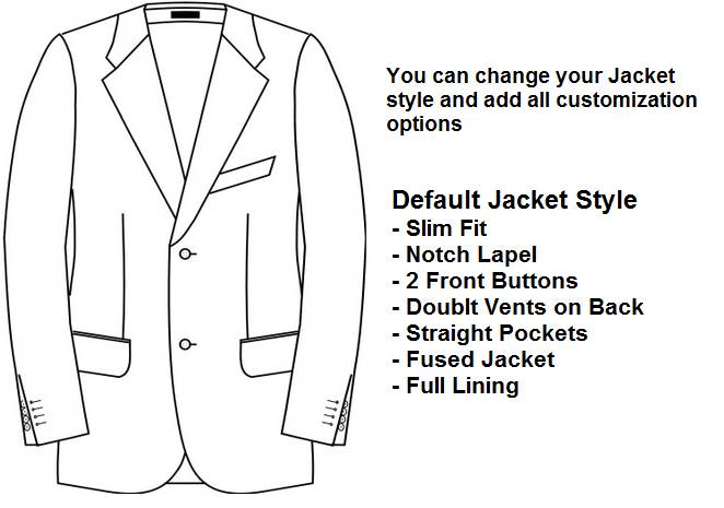 Grey Chateau Checks Made To Measure Jacket - VBC0445_MTM_SJ