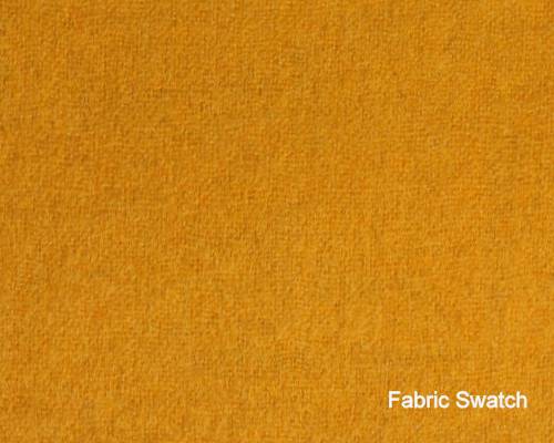 100% Cashmere  Dark Goldenrod yellow Plain Made To Measure Vest  - CER0055_MTM_SV