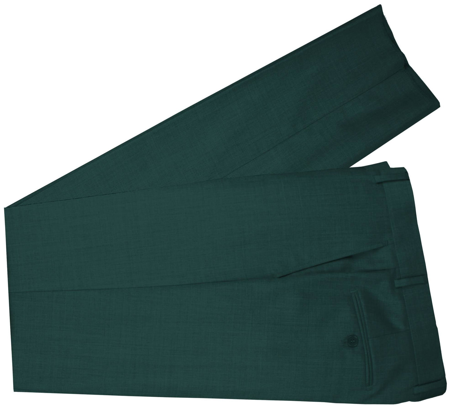 100% Cashmere  Spectra Green Plain Made To Measure Pant  - CER0059_MTM_SP