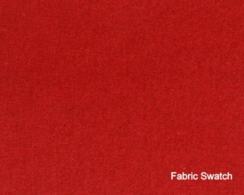 100% Cashmere  Fire Engine Red Plain Made To Measure Vest  - CER0061_MTM_SV