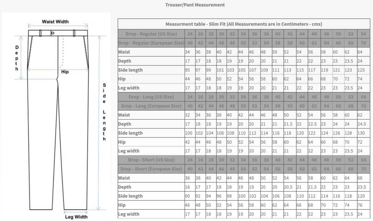 PRESTIGE  Made To Measure Pant  - CER0178_MTM_SP