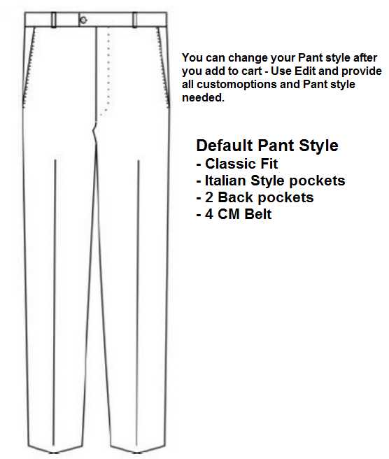 Tweed Plain Made To Measure Pant  - ET0062_MTM_SP