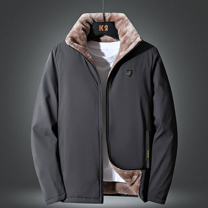 Men's Outdoor Windproof Warm Thick Fleece Jacket (2 Colors)