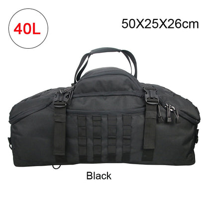 LQARMY 40L 60L 80L Men Sport Gym Bag Tactical Waterproof Backpack Molle Camping Backpacks Sports Travel Bags