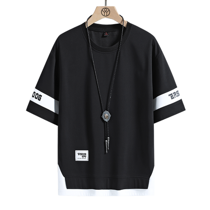 Men's Hip Hop Loose Streetwear Short Sleeves T-Shirts (4 Colors)
