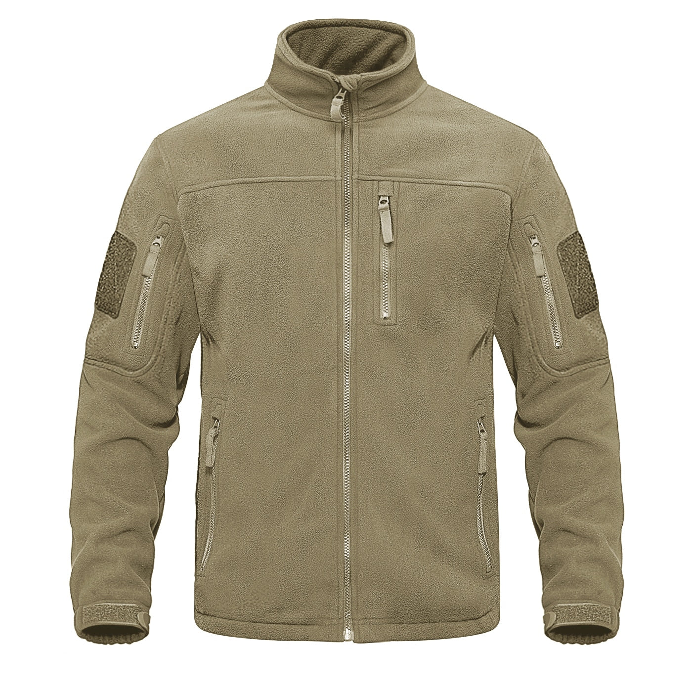 Men's Full Zip Up Tactical Thermal Warm windbreaker Fleece Jacket (11 Colors)