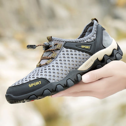 Men's Breathable Non-Slip Outdoor Hiking Mesh Casual Sneakers (4 Colors)