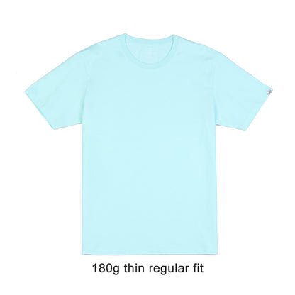 Men's 100% Cotton Solid O-neck Basic High Quality T-shirt - Collection 1 (15 Colors)