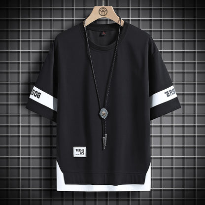 Men's Hip Hop Loose Streetwear Short Sleeves T-Shirts (4 Colors)