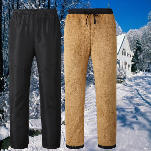 Men's Lamb Wool cashmere Casual Thickened Joggers Warm Sweatpants (2 Colors)