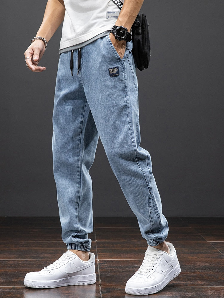 Men's Jogger Baggy Streetwear Denim Jogger Cargo Jeans (3 Colors)