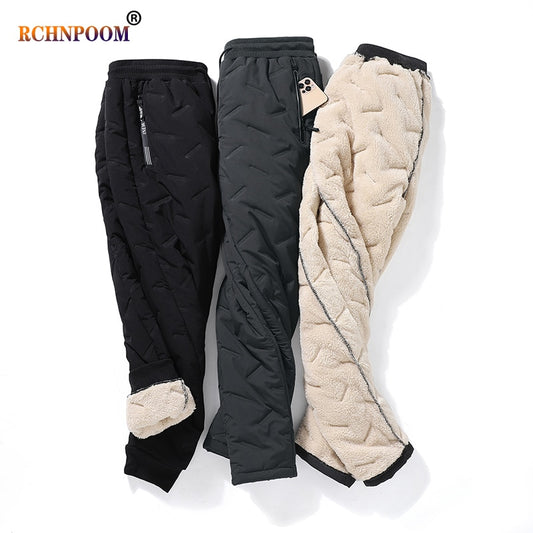 Men's Fashion Winter Lambswool Warm Thick Sweatpants (4 Colors/Styles)