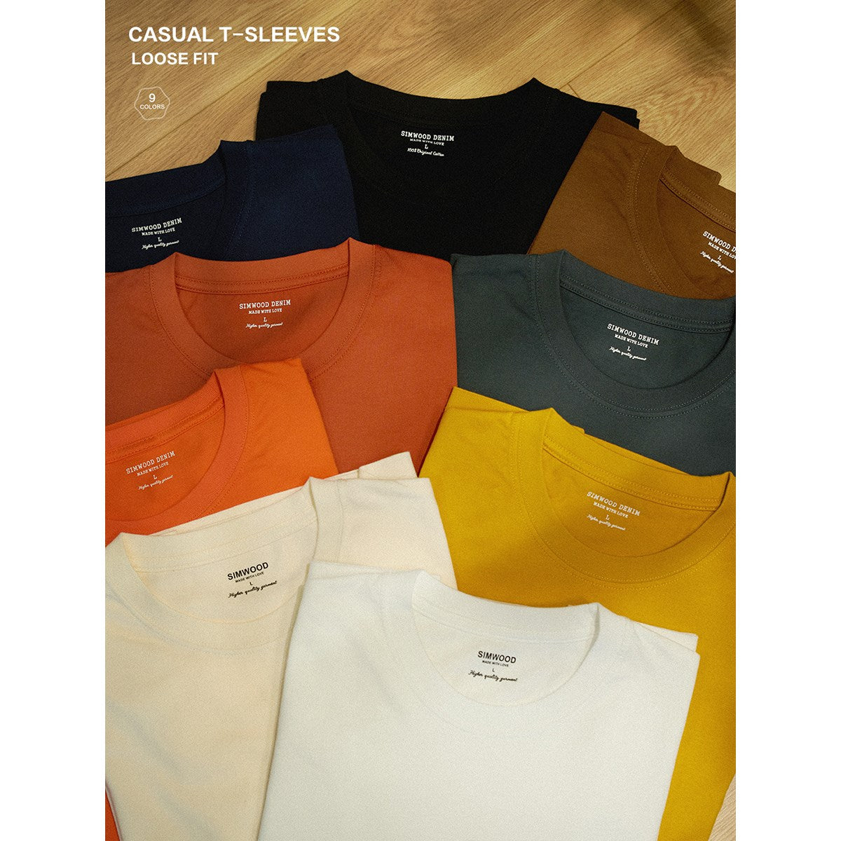 Men's 100% Cotton Solid O-neck Basic High Quality T-shirt - Collection 2 (14 Colors)