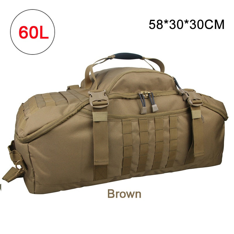 40L 60L 80L Men Army Sport Gym Bag Military Tactical Waterproof Backpack Molle Camping Backpacks Sports Travel Bags