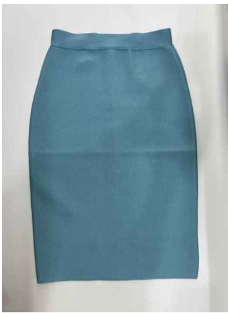 Women's Rayon Bandgae Elegant Pencil Skirt (13 Colors)