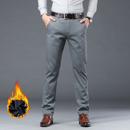 Men's Winter Warm Business Cotton Smart Casual Pants (6 Colors)