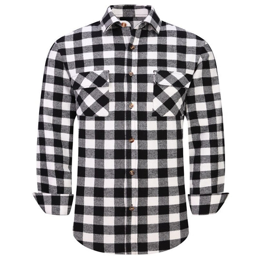Men's Plaid Flannel  Casual Long-Sleeved Shirts (USA Size) - Collection 2 (12 Styles)