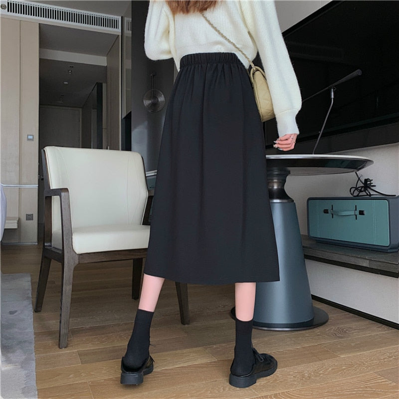 Women's Short and Long High Waist Skirts (2 Styles)