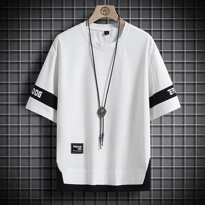 Men's Hip Hop Loose Streetwear Short Sleeves T-Shirts (4 Colors)