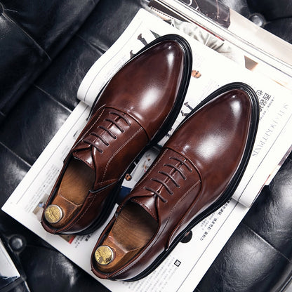 Men's Business formal oxford pointed leather shoes (2 Colors)