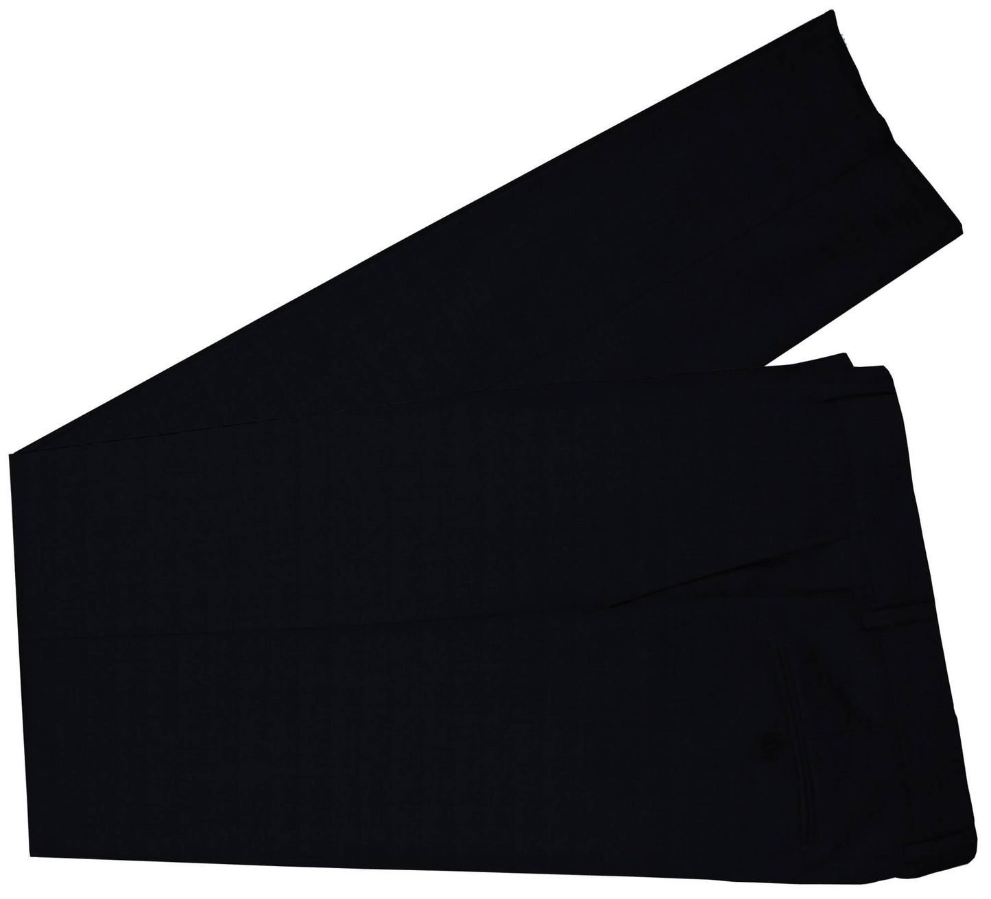 100% Cashmere Black Russian Grey Plain Made To Measure Pant  - CER0062_MTM_SP